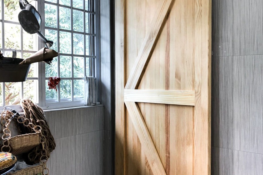 British Brace Sliding Barn Door