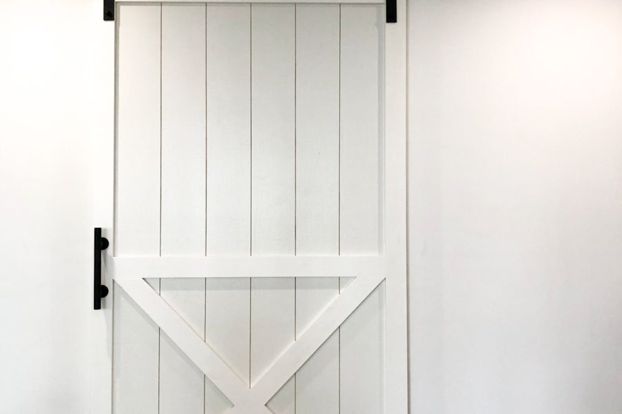 Half X Sliding Barn Door